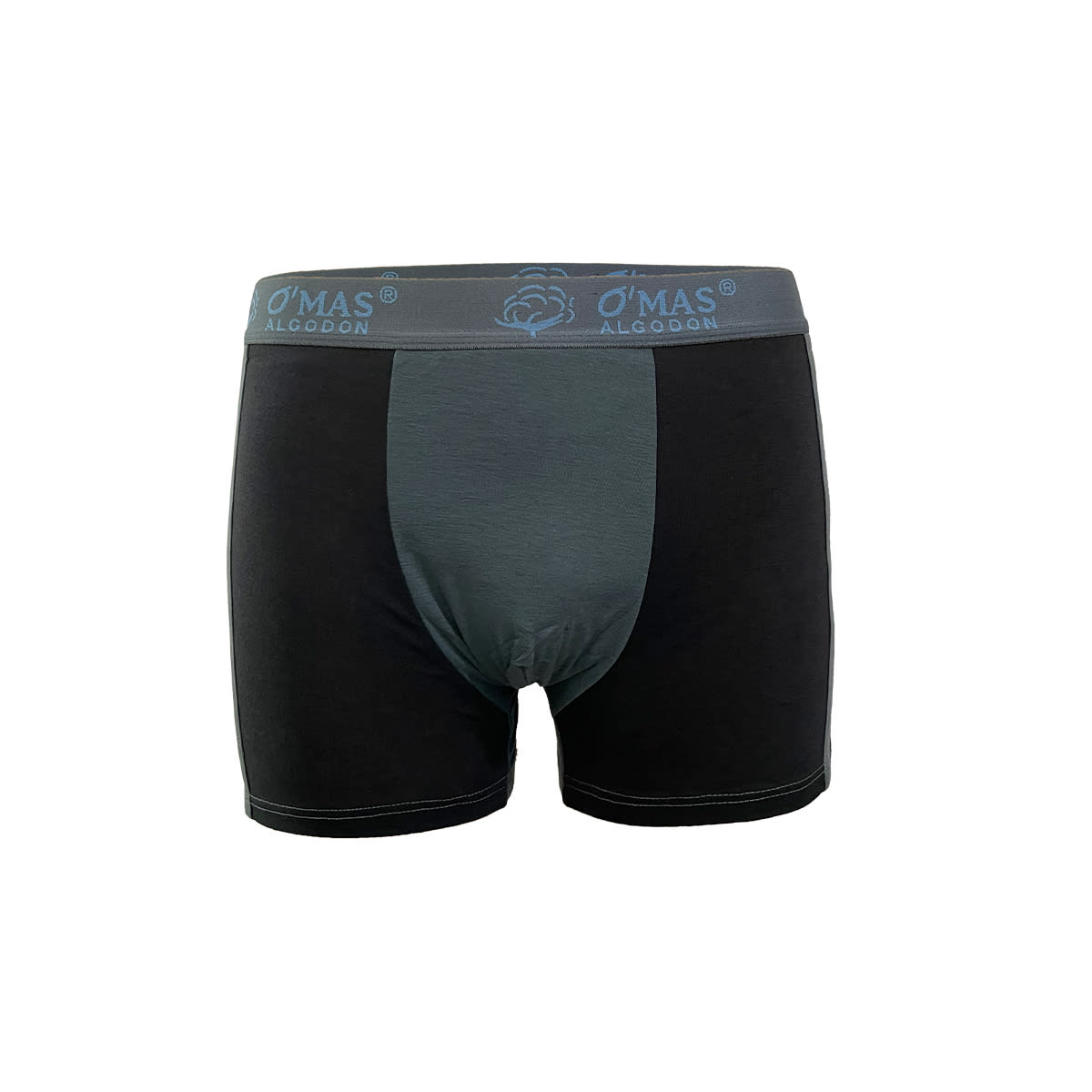 BOXER DE HOMBRE BICOLOR ELASTICO OMAS | 12 UNID5