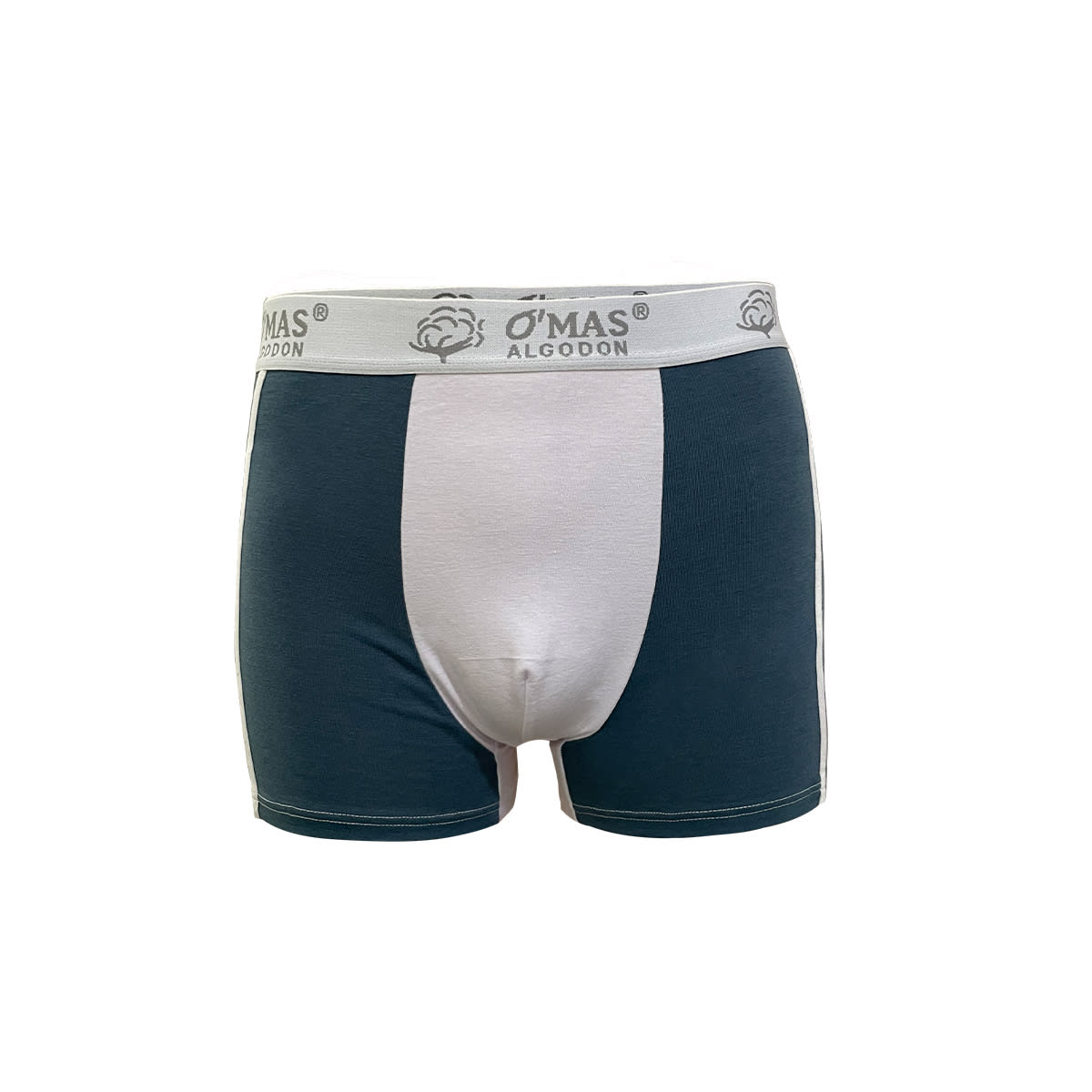 BOXER DE HOMBRE BICOLOR ELASTICO OMAS | 12 UNID3
