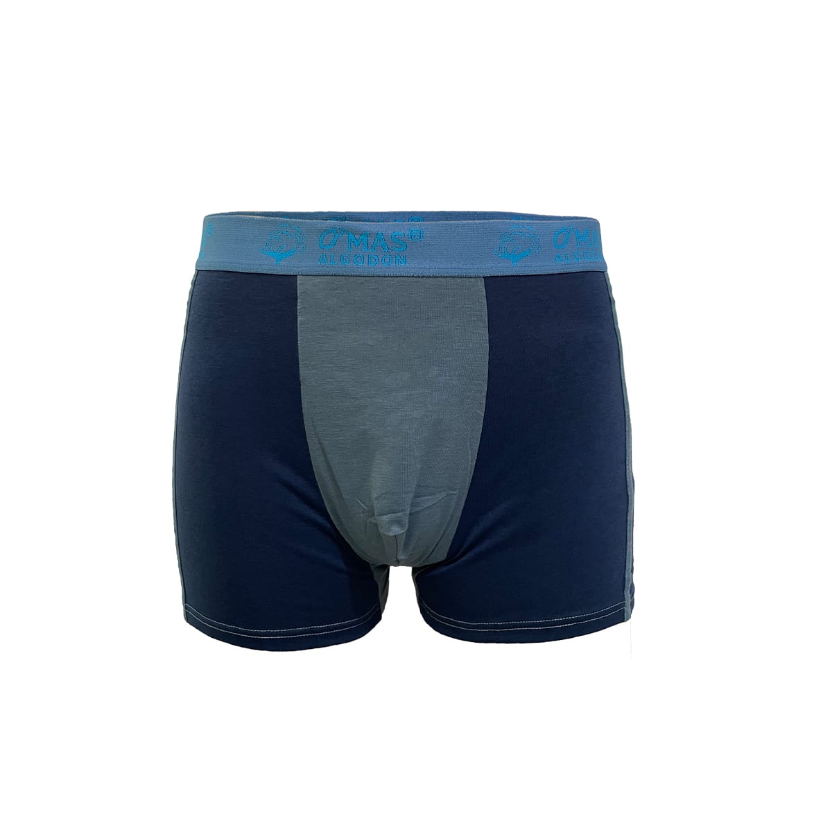 BOXER DE HOMBRE BICOLOR ELASTICO OMAS | 12 UNID2