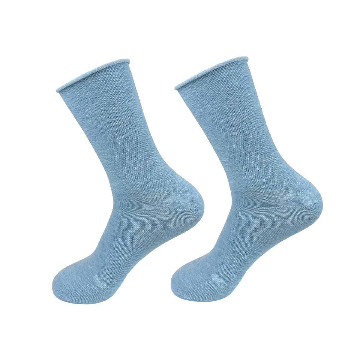 CALCETINES DE MUJER MEDIA CAÑA COLOR LISO 4