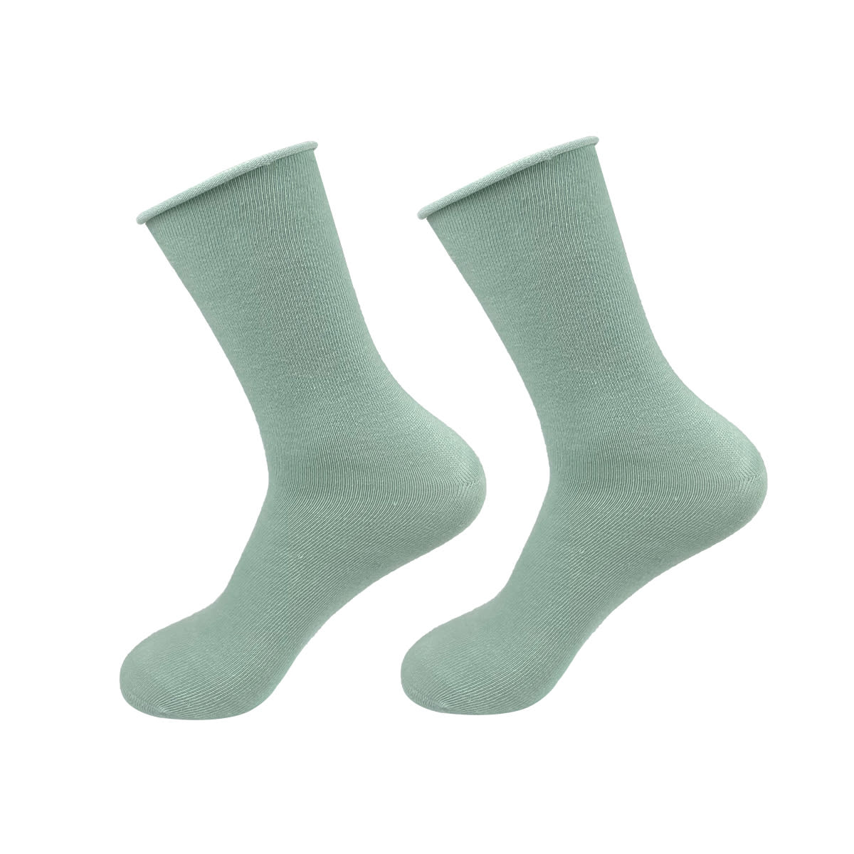 CALCETINES DE MUJER MEDIA CAÑA COLOR LISO 6