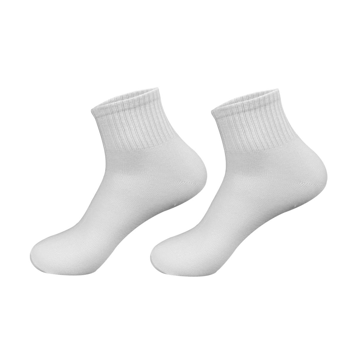 CALCETINES BLANCO NIÑO MEDIA CAÑA TALLA 2 | 12 UNID 0