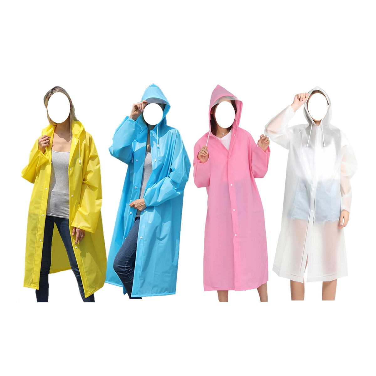 PONCHO IMPERMEABLE ADULTO UNISEX COLOR LISO |12 UNID 0