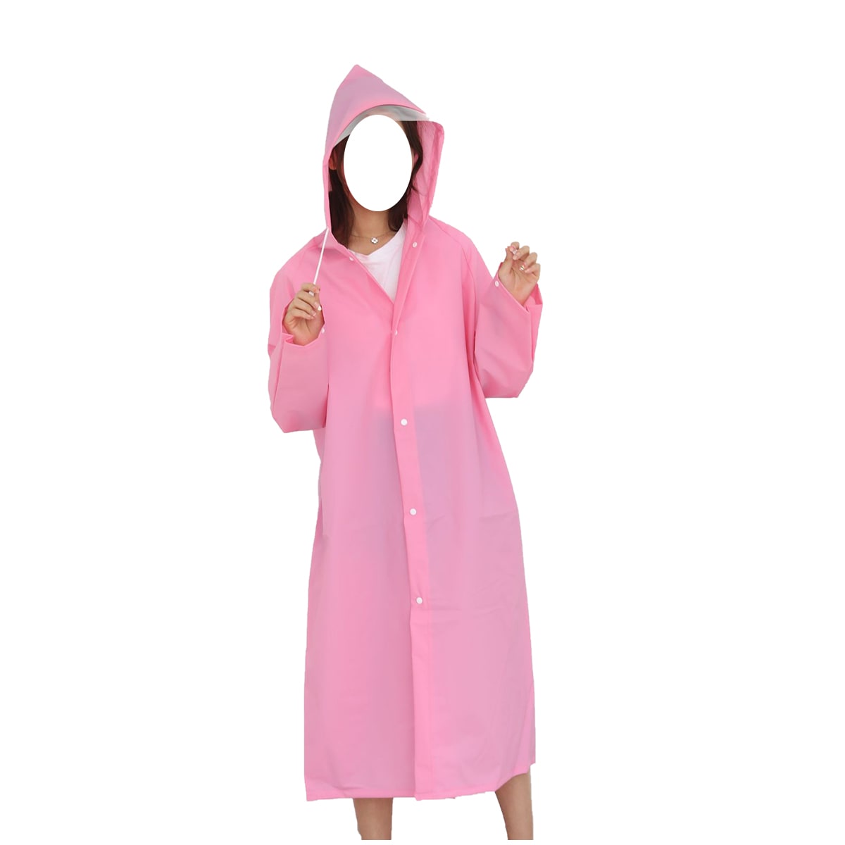 PONCHO IMPERMEABLE ADULTO UNISEX COLOR LISO |12 UNID3