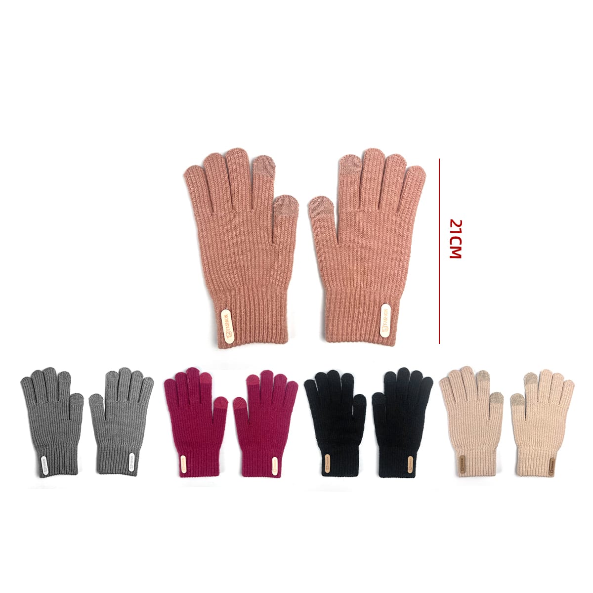 GUANTE LANA TACTIL 21CM 6