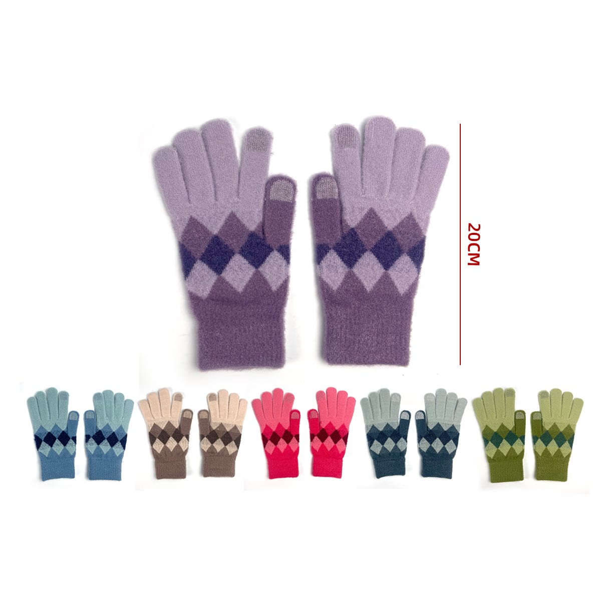 GUANTES DE LANA TACTIL 20CM3