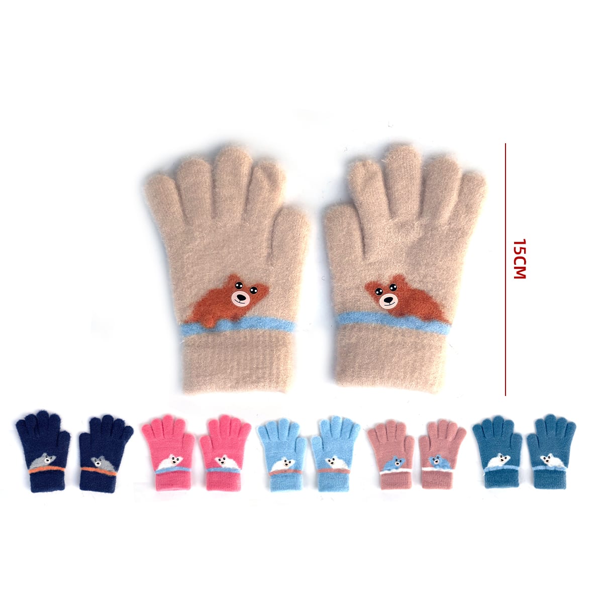 GUANTE LANA ESTAMPADO DISEÑO 15CM4