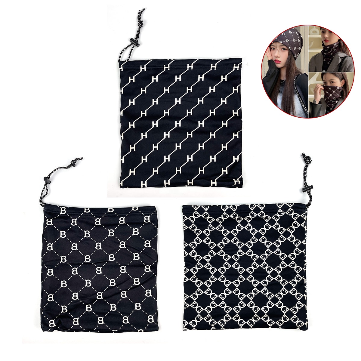 CUELLO Y GORRO ADULTO PLUSH DOBLE CAPA28*56CM 0