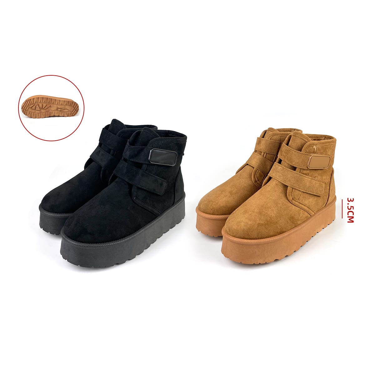 BOTÍN DOS VELCROS FRONTAL,CAÑA MEDIA 36-41 0