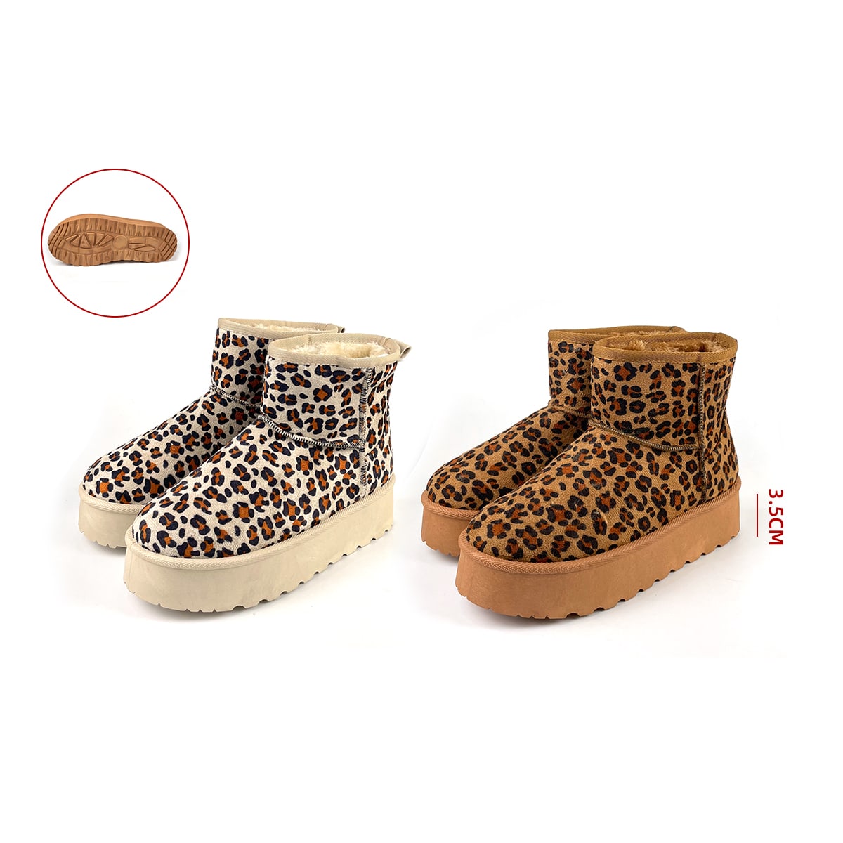 BOTIN ANIMAL PRINT CAÑA MEDIA 36-41 0