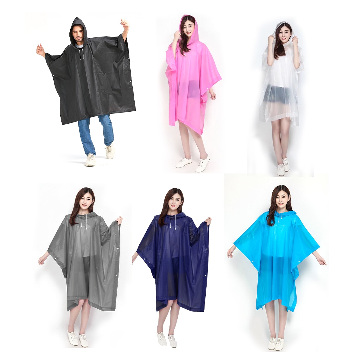 PONCHO IMPERMEABLE ADULTO UNISEX 92*128CM 0