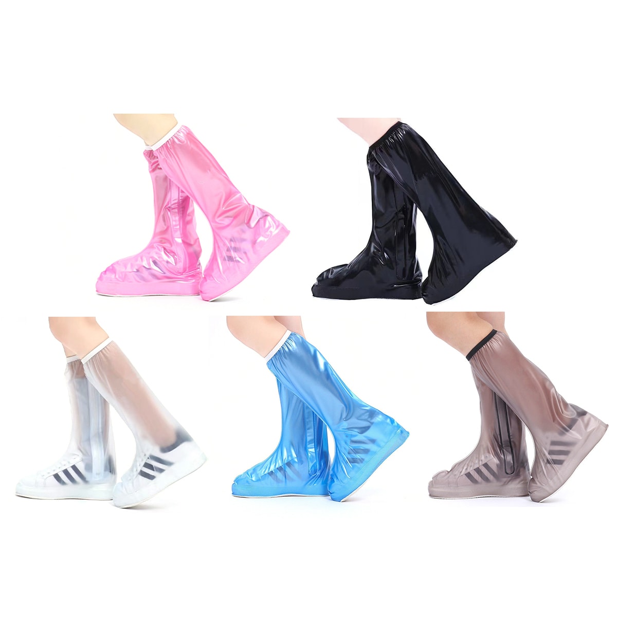 FUNDA PARA CALZADO IMPERMEABLE CORTE ALTO TALLA M-XXXL | 12 UNID 0
