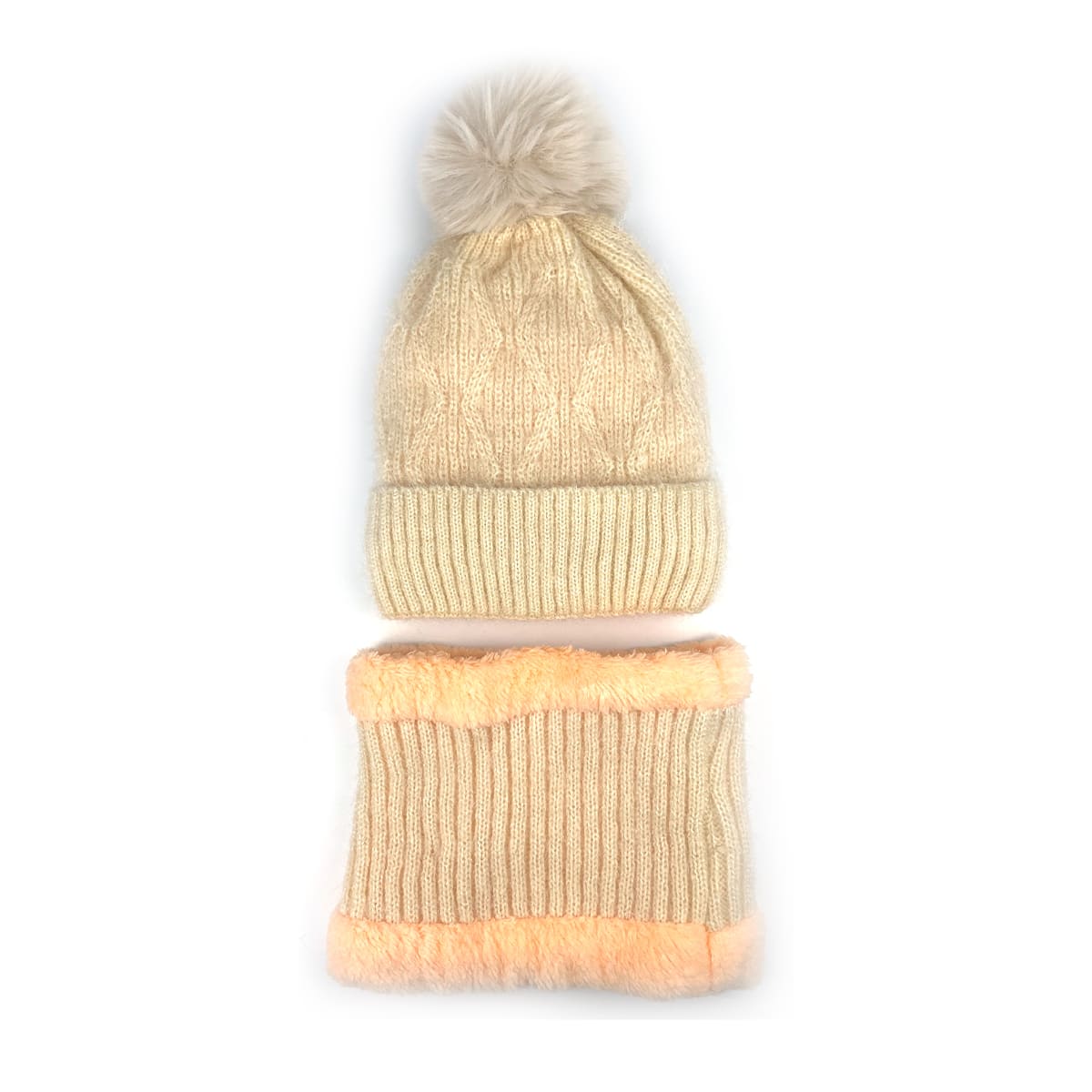 GORRO DE NIÑA JUVENIL CON CUELLO LISO SURTIDO PLUSH 19X20CM | 12 UNID6