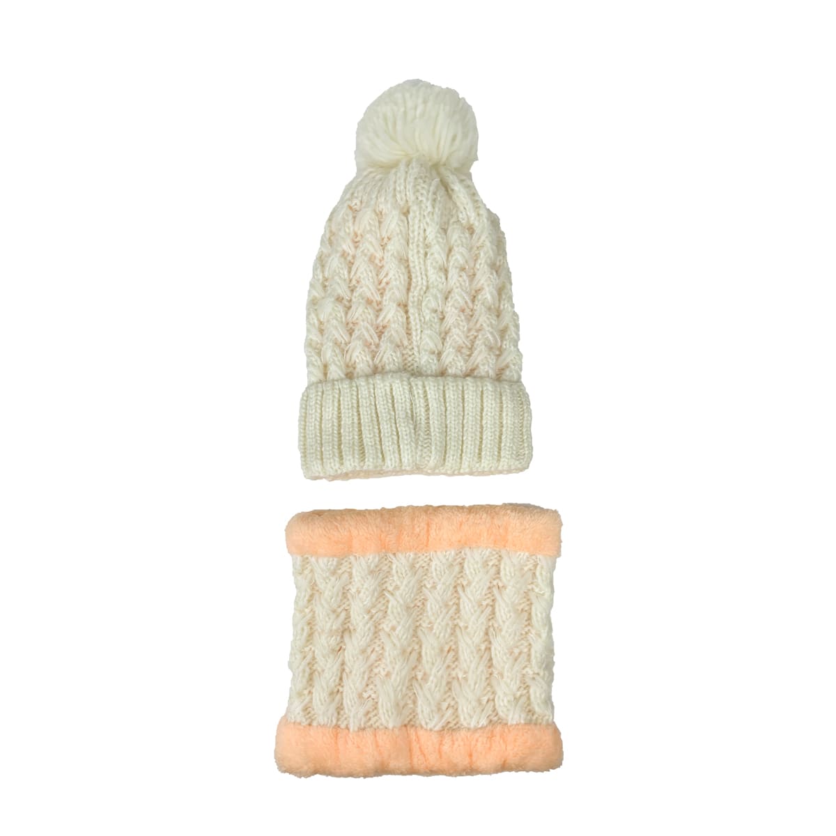 GORRO DE MUJER CON CUELLO LISO SURTIDO TEJIDO  21X20CM | 12 UNID4