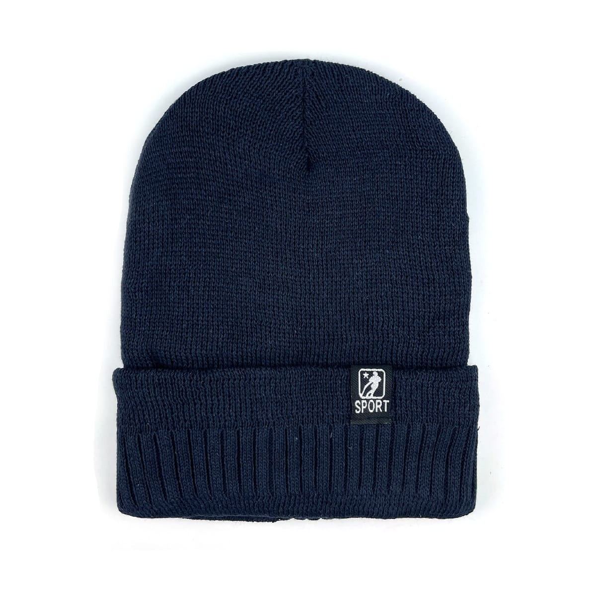 GORRO DE HOMBRE PLUSH DOBLE CAPA GRUESO LISO 21X22CM | 12 UNID7