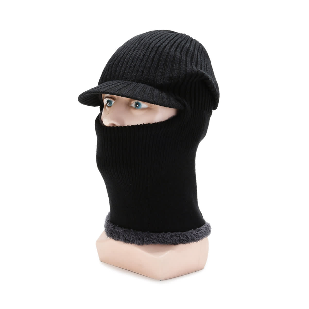 GORRO DE ADULTO PASAMONTAÑA COMPLETO DOBLE CAPA  21X29CM | 12 UNID2