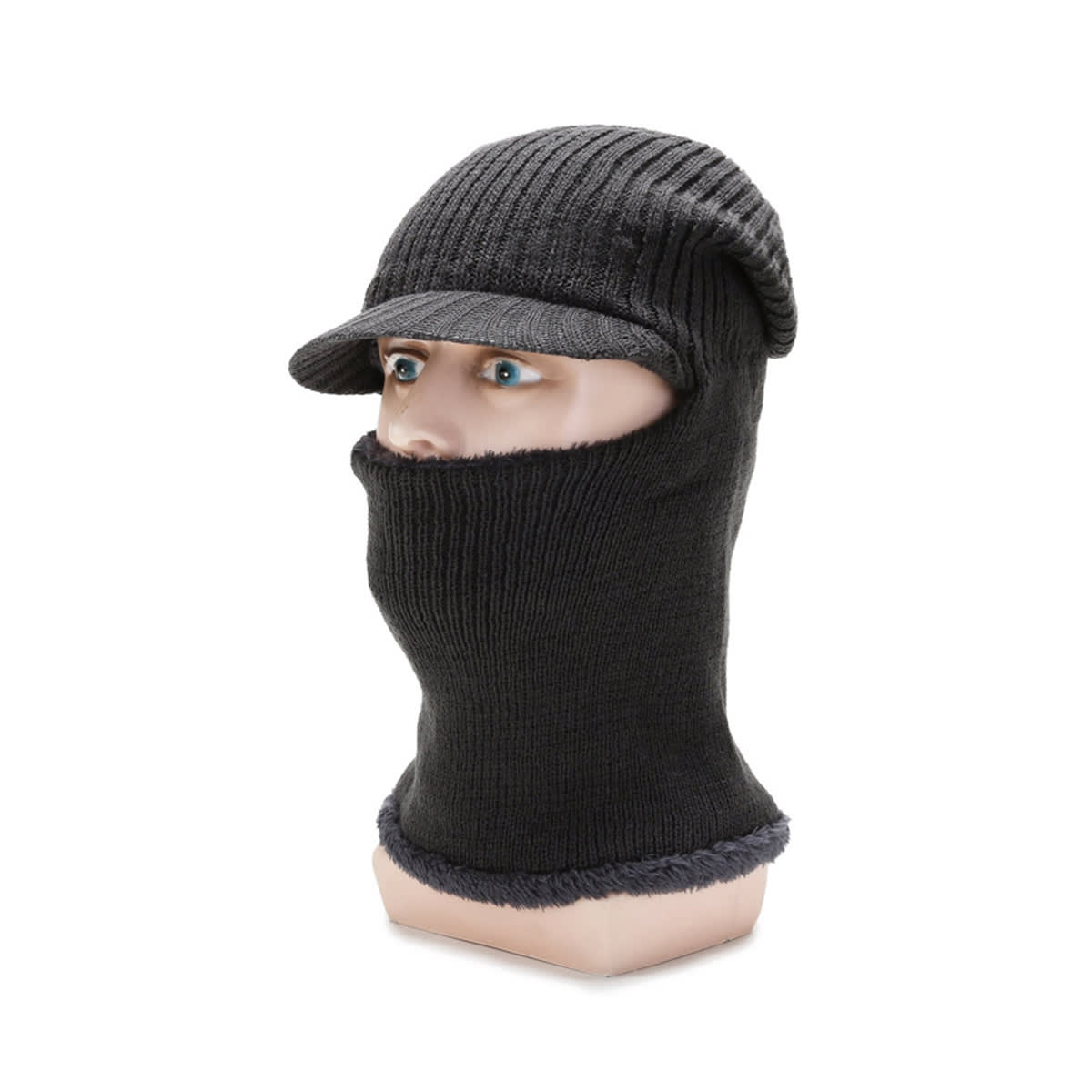 GORRO DE ADULTO PASAMONTAÑA COMPLETO DOBLE CAPA  21X29CM | 12 UNID3