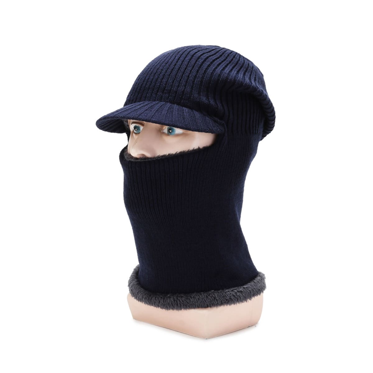 GORRO DE ADULTO PASAMONTAÑA COMPLETO DOBLE CAPA  21X29CM | 12 UNID4