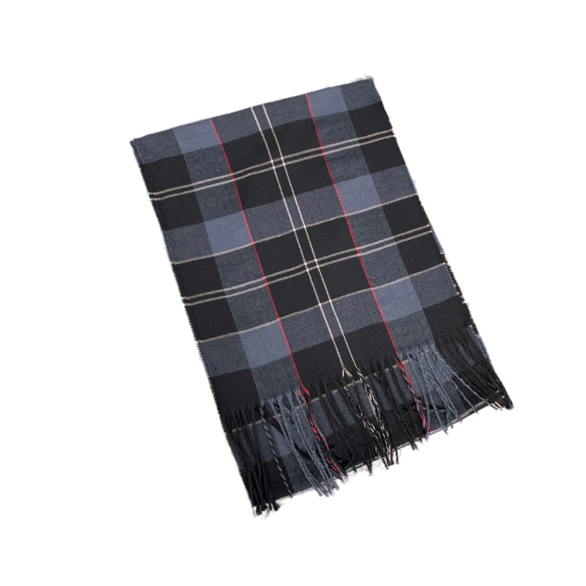 BUFANDA DE ADULTO DISEÑO DE CUADROS ACRILICO 32X180CM | 12 UNID4