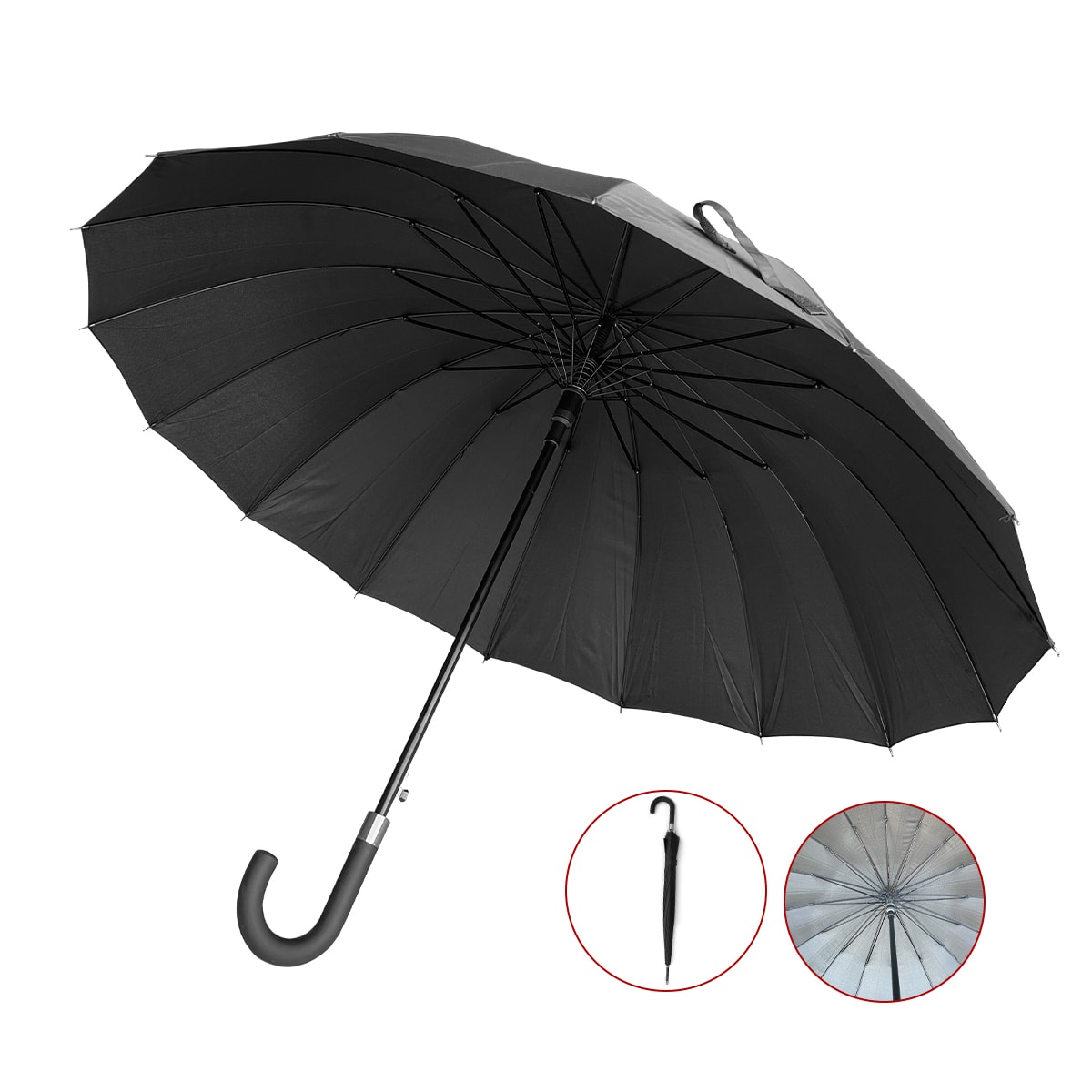 PARAGUA ESTILO SOMBRILLA MATE CON COLAGOR 16K*67CM2