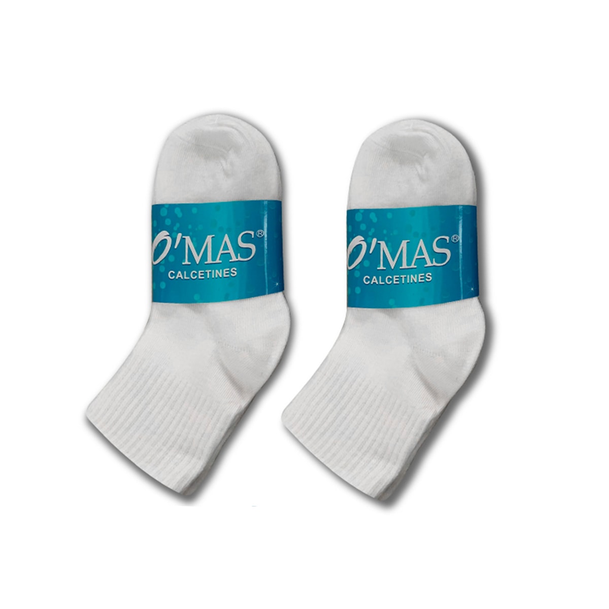 CALCETINES BLANCO NIÑO MEDIA CAÑA TALLA 6 | 12UNID 2