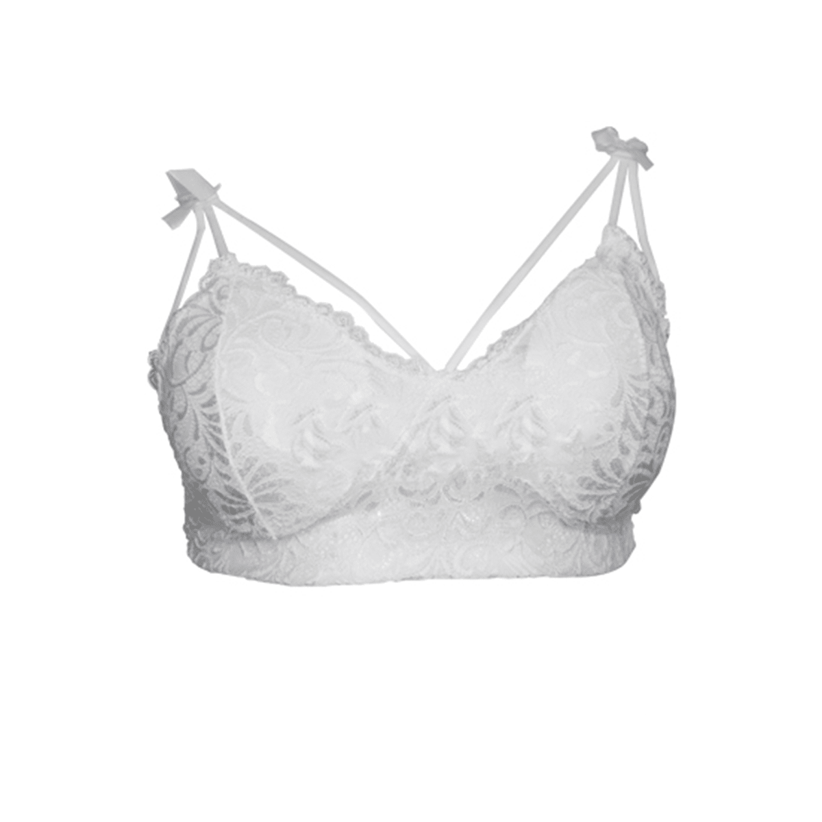 BRALLETE MUJER ENCAJE COPA B  LISO | 12 UNID3