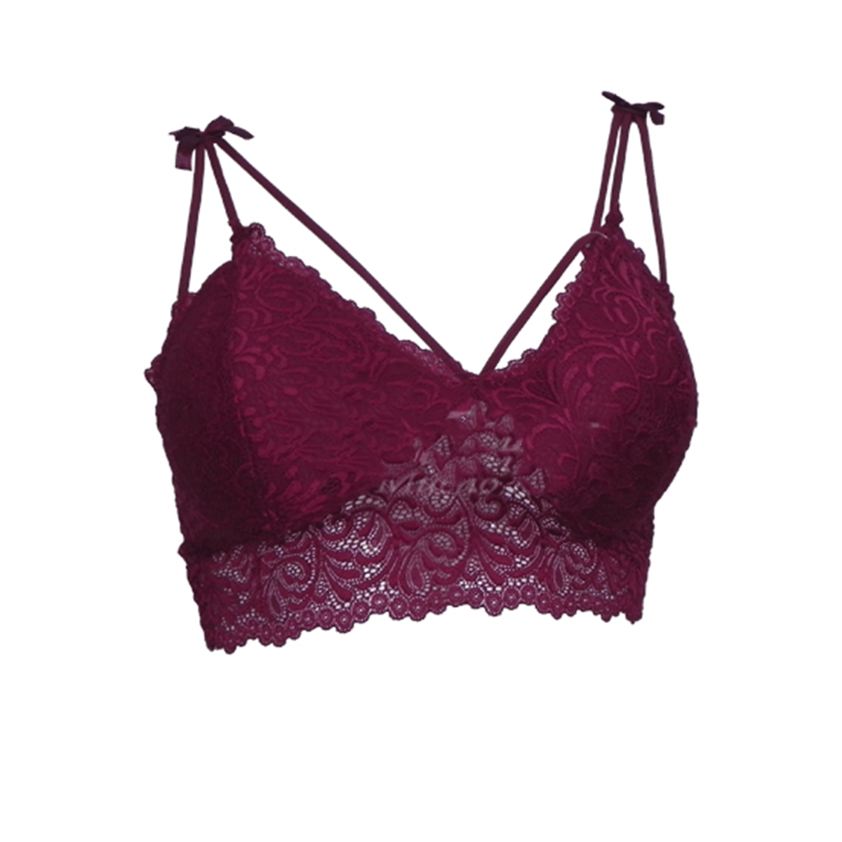 BRALLETE MUJER ENCAJE COPA B  LISO | 12 UNID2