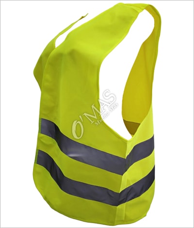 CHALECO REFLECTANTE 2 CINTAS | 12 UNID2