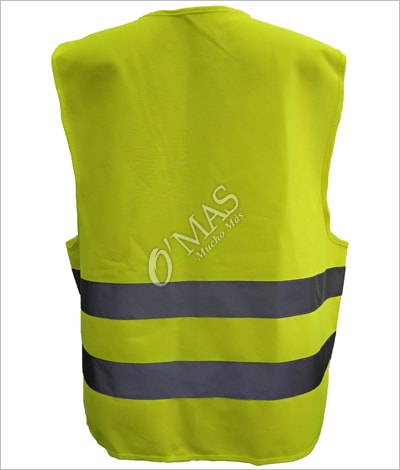 CHALECO REFLECTANTE 2 CINTAS | 12 UNID3