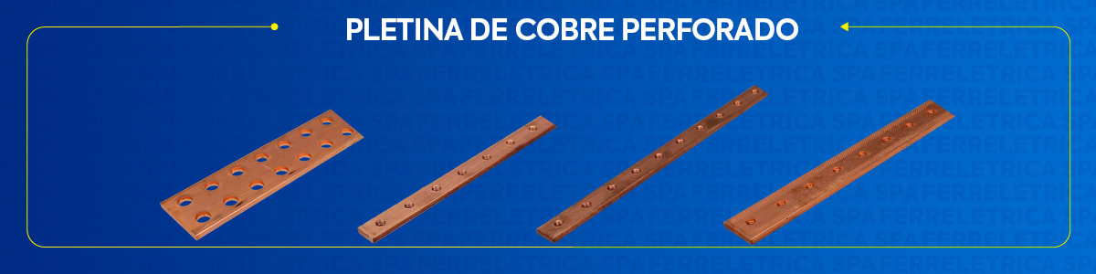 PLETINA DE COBRE PERFORADO 