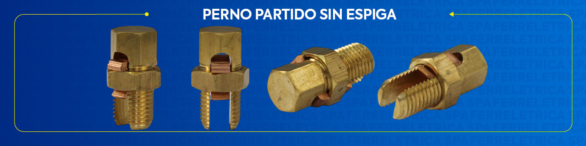 PERNO PARTIDO SIN ESPIGA