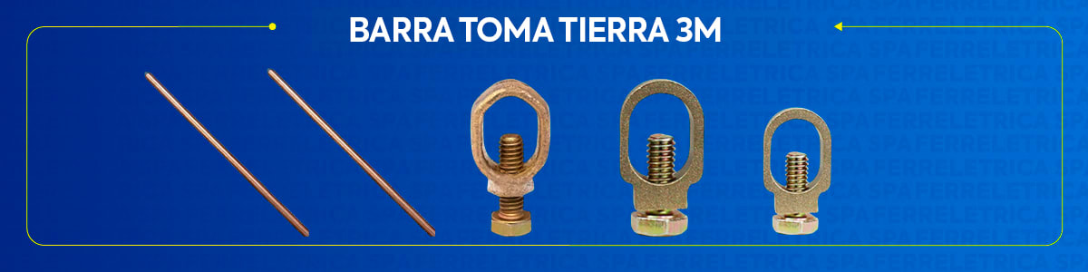 BARRA TOMA TIERRA 3M