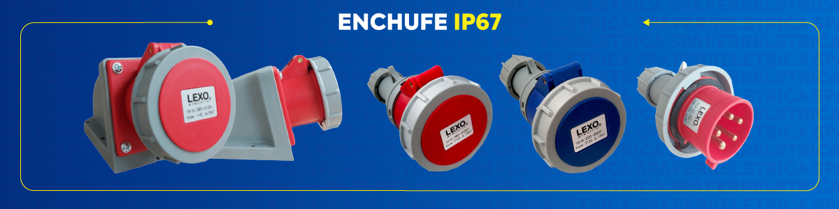 ENCHUFES INDUSTRIAL IP67