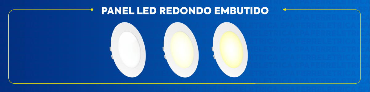 Panel Led EMBUTIDO Redondo