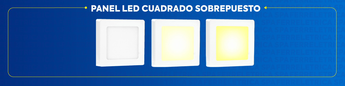 Panel Led S/P Cuadrado Slim Globaltronics