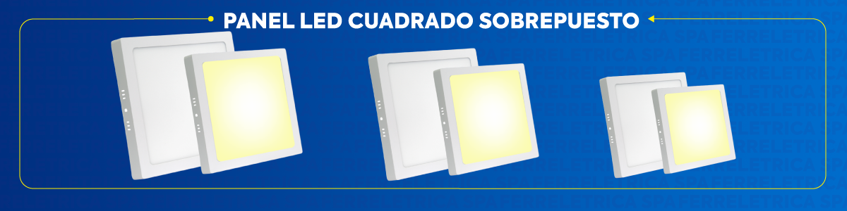 Paneles Led Sobrepuestos Cuadrado