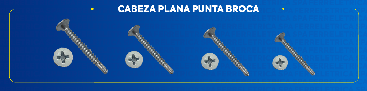 TORNILLO CABEZA PLANA