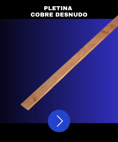 Pletina Cobre Desnudo