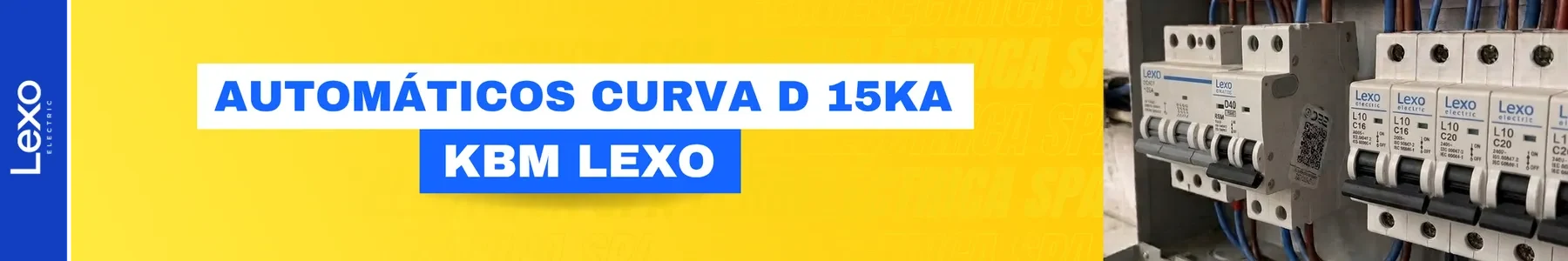 AUTOMATICOS CURVA D 15kA - KBM LEXO