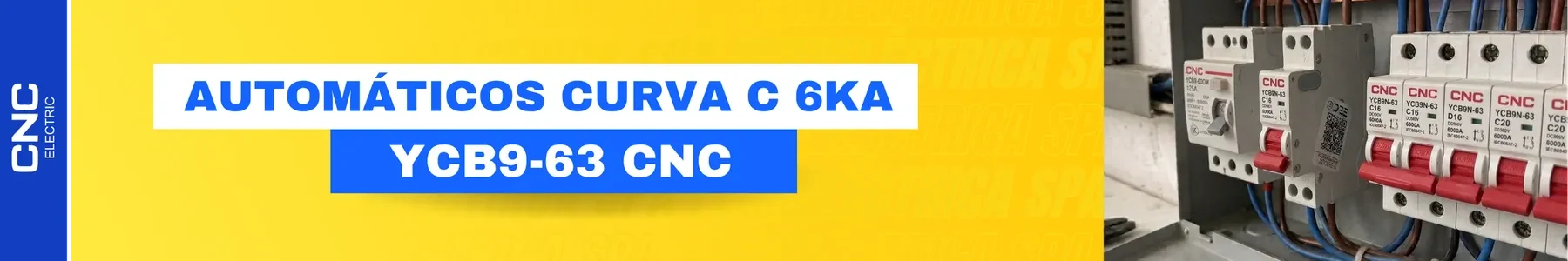AUTOMATICOS CURVA C 6kA - YCB9-63 CNC