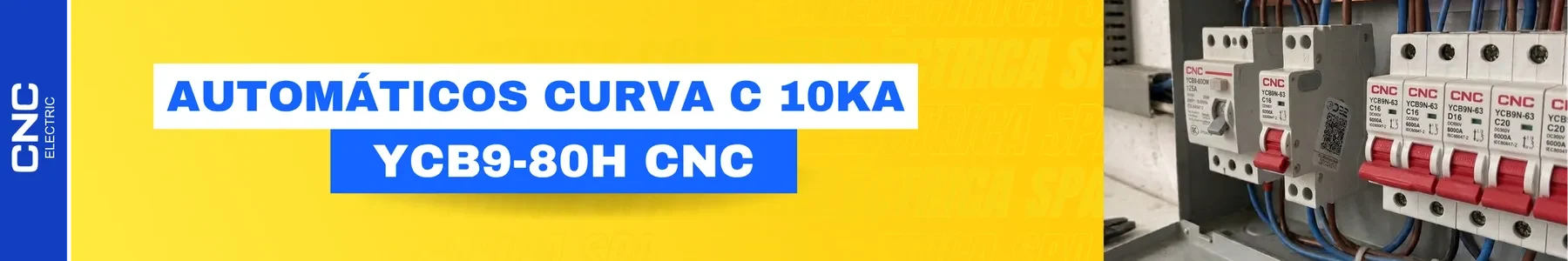 AUTOMATICOS CURVA C 10kA - YCB9-80H CNC