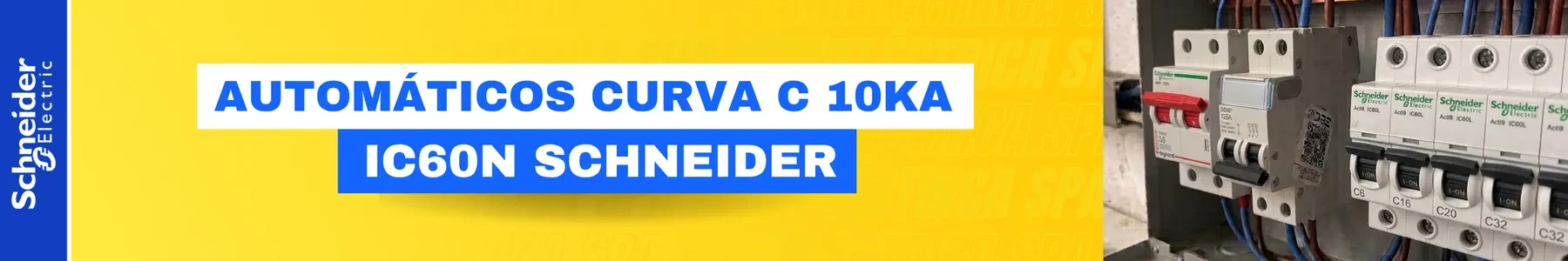 AUTOMATICOS CURVA C 10kA - iC60N SCHNEIDER