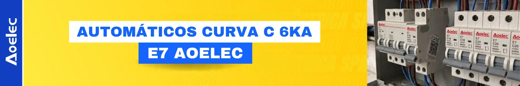 AUTOMATICOS CURVA C 6kA - E7 AOELEC