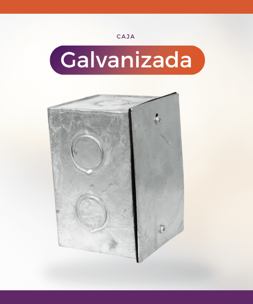 Caja Metalica Derivacion Galvanizada