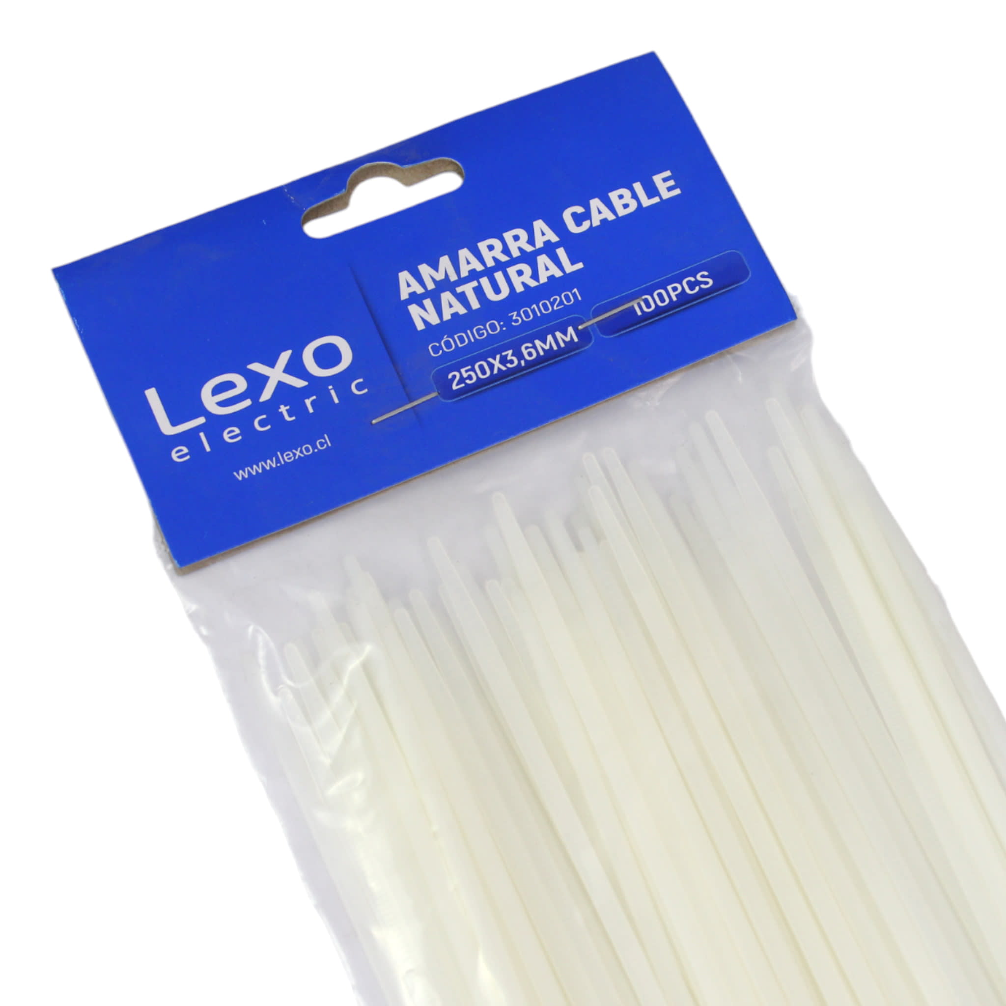 Bridas Para Cables 300 Mm X 7.6 Mm - Pack 100 Unidades, Nylon Resistente UV, 50 Kg Tracción, Negras