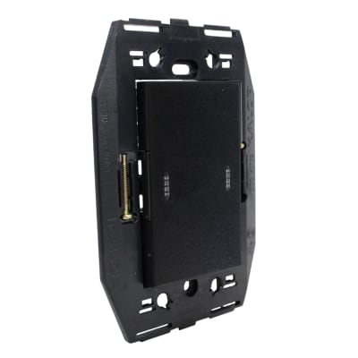 Conjunto Interruptor 9/24 Teclon S/Tapa Negro Kalop1