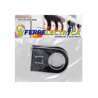 Rotulo Lamicoide Adhesivo (Luz Piloto 22mm ) 60x40 1Set