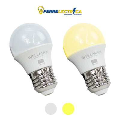 Ampolleta Led G45 6W E-27 Wellmax
