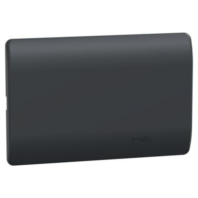 Placa Ciega Con Soporte Black Genesis MWD67106