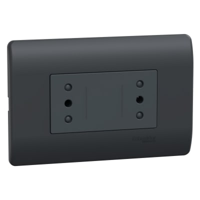 Tomacorriente  Duplex 10A 2P+T  Black Genesis MWD606261